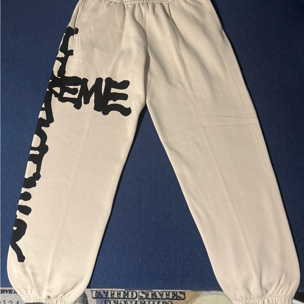 Supreme x Thrasher Sweatpant 'Stone' L